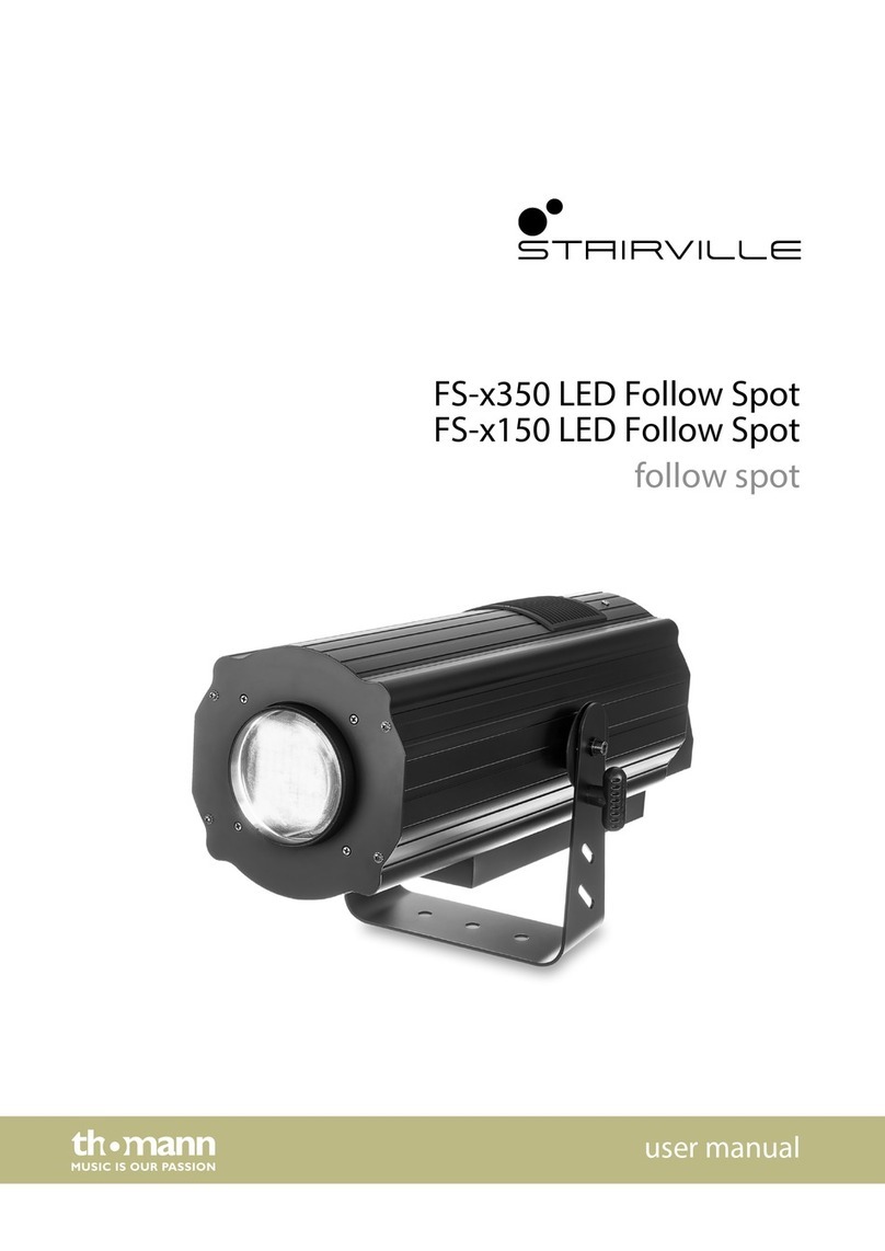 thomann Stairville FS-x150 LED Follow Spot user manual thomann Stairville FS-x150 LED Follow Spot user manual