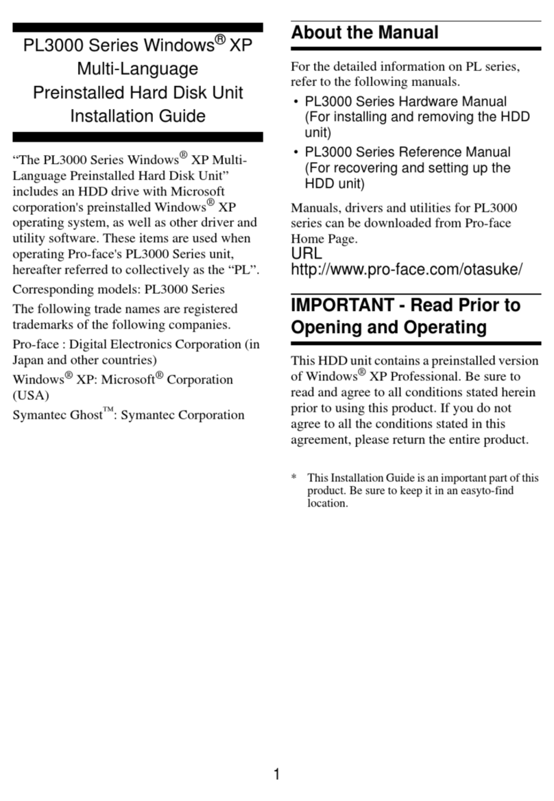 Digital Electronics PL3000 Series User manual