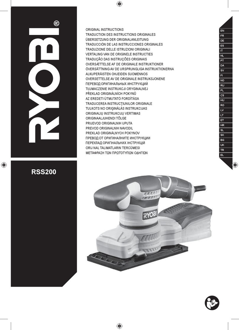 Ryobi RSS200 Original instructions