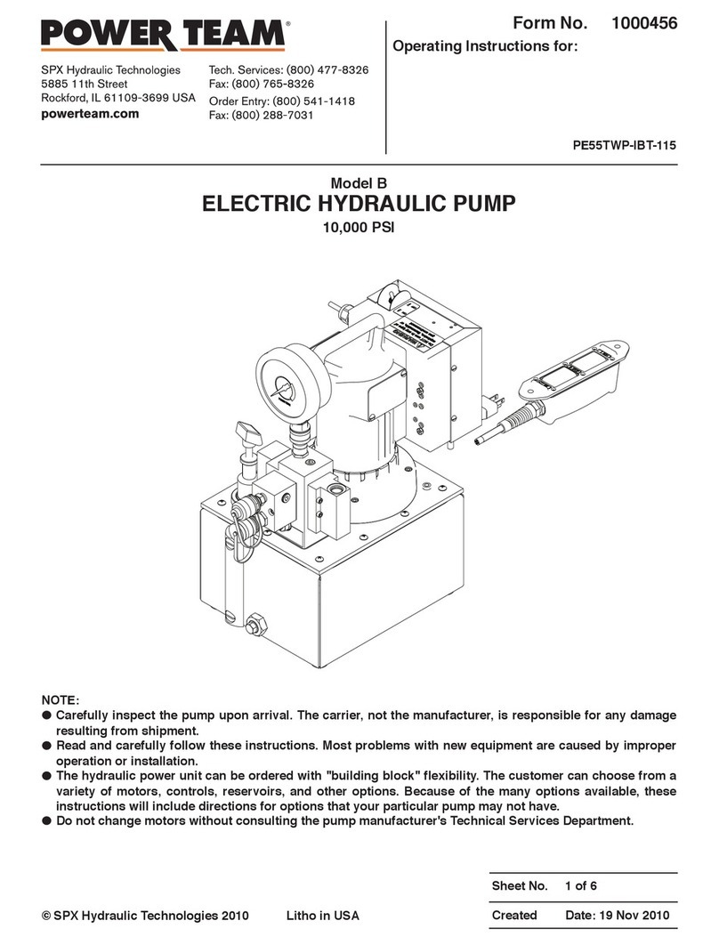 Power Team B User manual Power Team B User manual