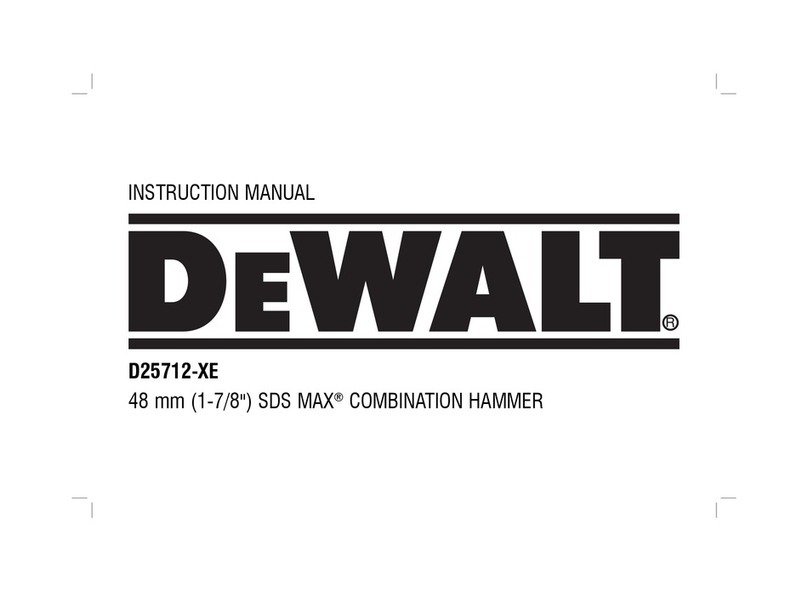 DeWalt D25712-XE User manual