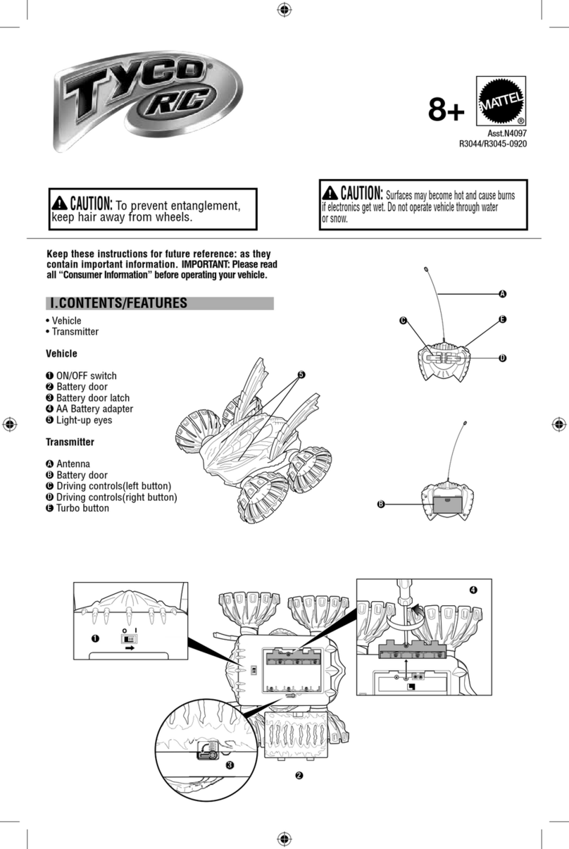 Mattel Tyco R/C N4097 User manual