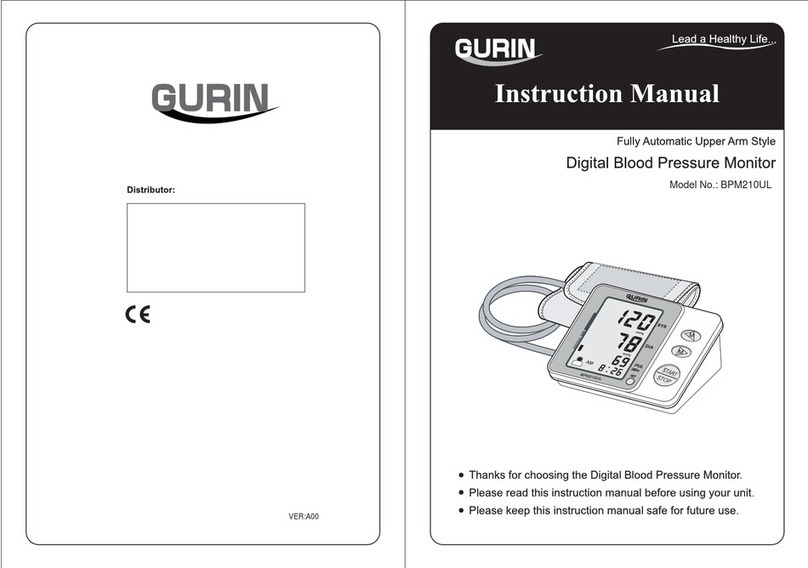 Gurin BPM210UL instruction manual
