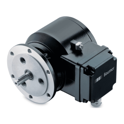 Baumer HUBNER POG 10 Series Mounting and operating instructions