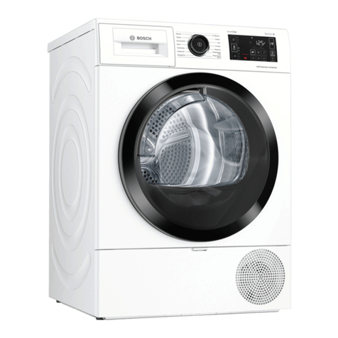 Bosch WTU876EASN Installation and operating instructions