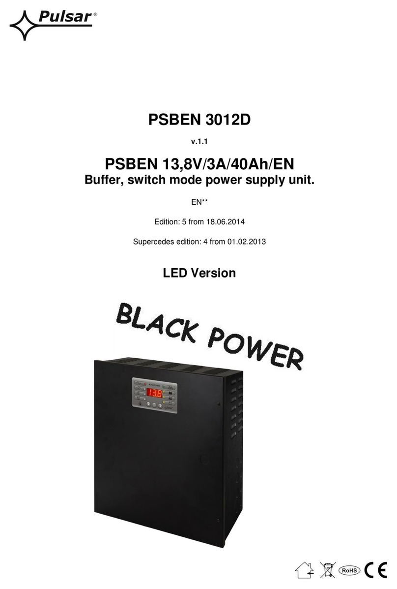 Pulsar PSBEN 3012D User manual