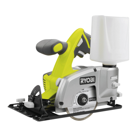 Ryobi ONE + LTS180 user manual