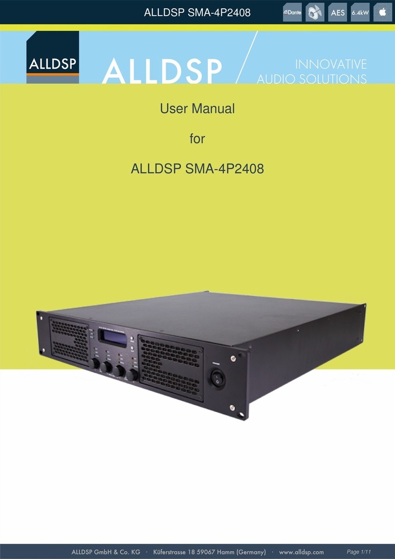 Alldsp SMA-4P2408 user manual