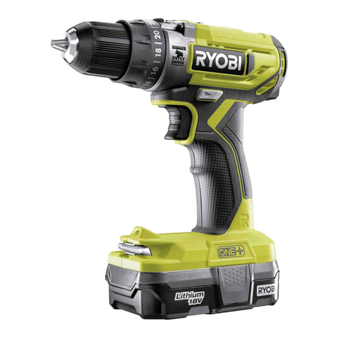 Ryobi ONE+ R18PD2 User manual