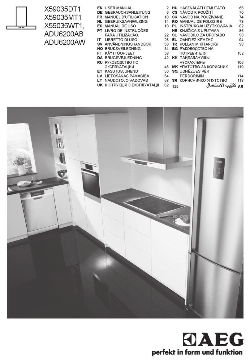 AEG X59035DT1 User manual