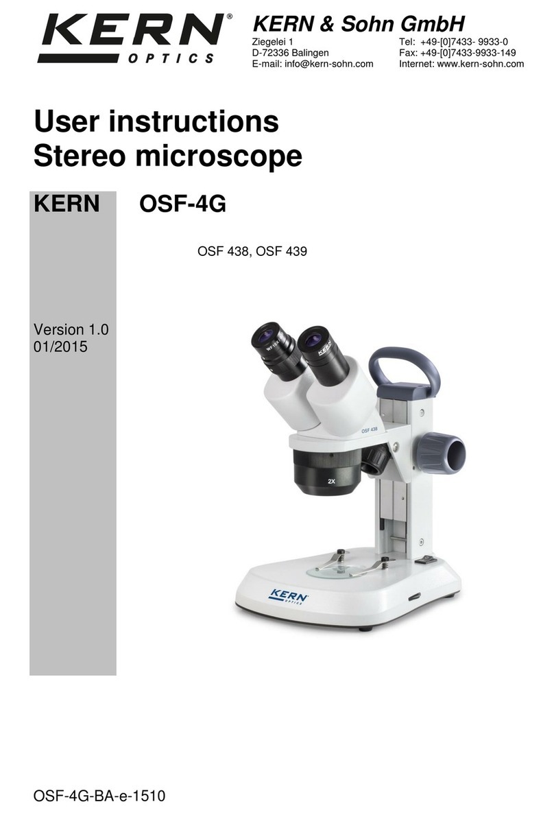 KERN Optics OSF-4G User instructions