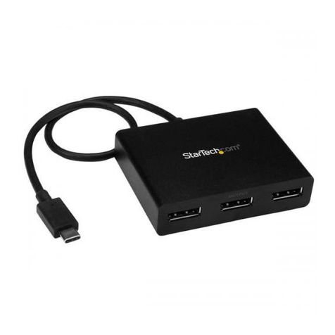 StarTech.com 8STMSTCDP123DP User manual StarTech.com 8STMSTCDP123DP User manual