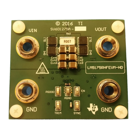 Texas Instruments LM5175RHFEVM-HD User manual