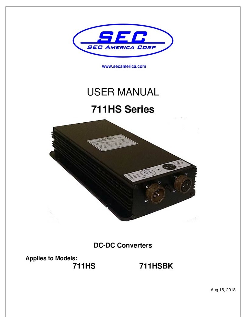 SEC 711HS Series User manual