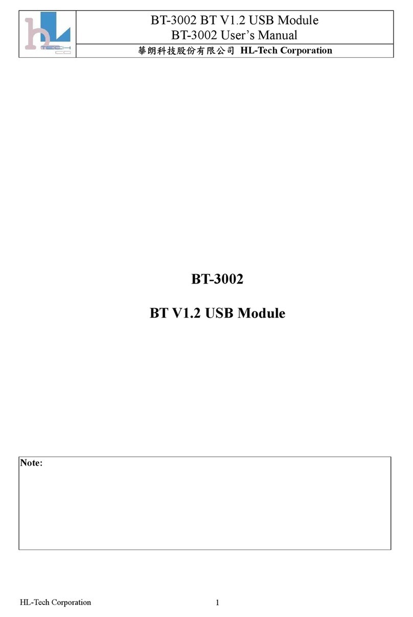 HL-Tech BT-3002 User manual