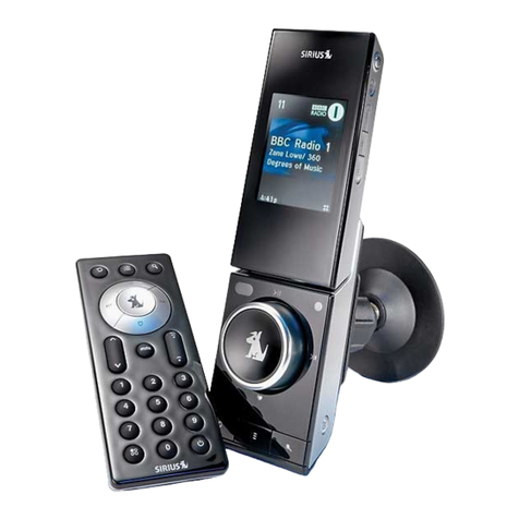 Sirius Satellite Radio S-M50 User manual