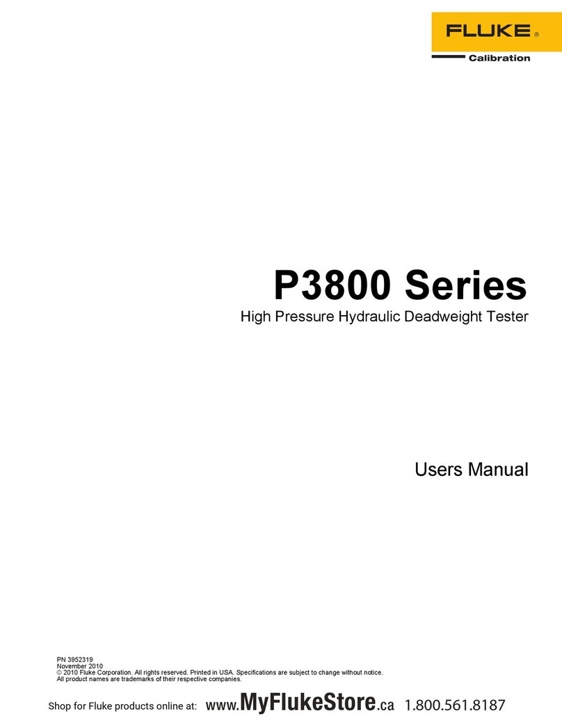 Fluke P3860-MPA user manual