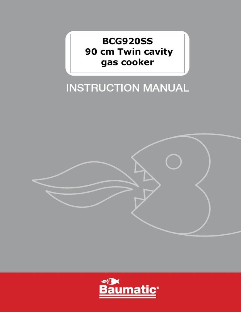 Baumatic BCG920SS User manual