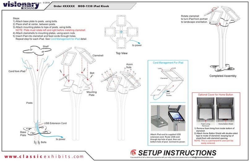 VISIONARY DESIGNS MOD-1338 quick start guide