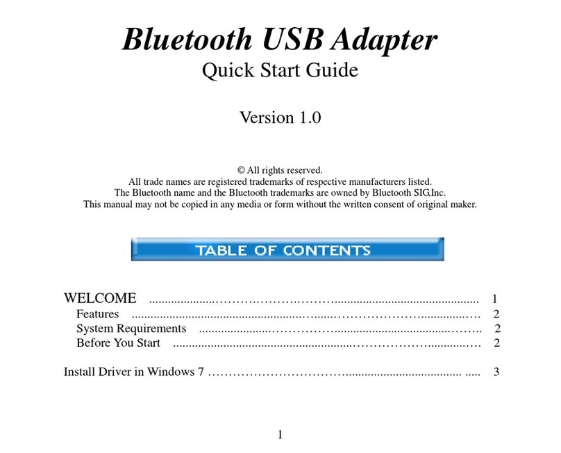 CC&C BT330SV5 quick start guide