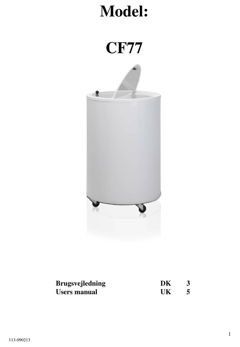 Tefcold CF77 User manual