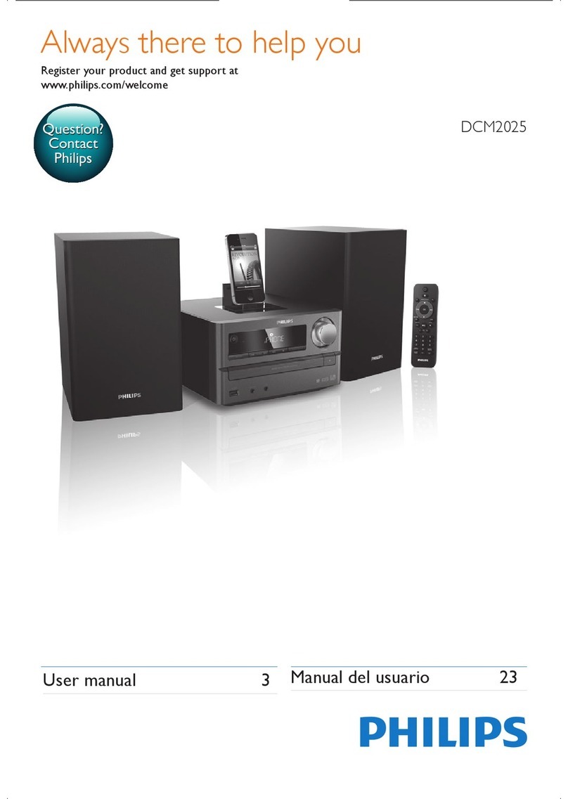 Philips DCM2025 user manual