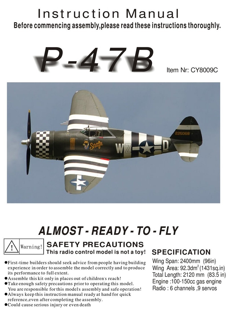 CYmodel P-47B User manual