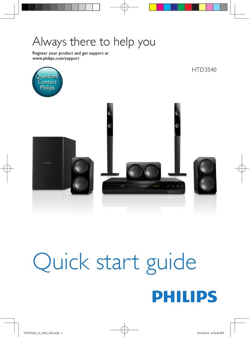 Philips HTD3540/12 User manual