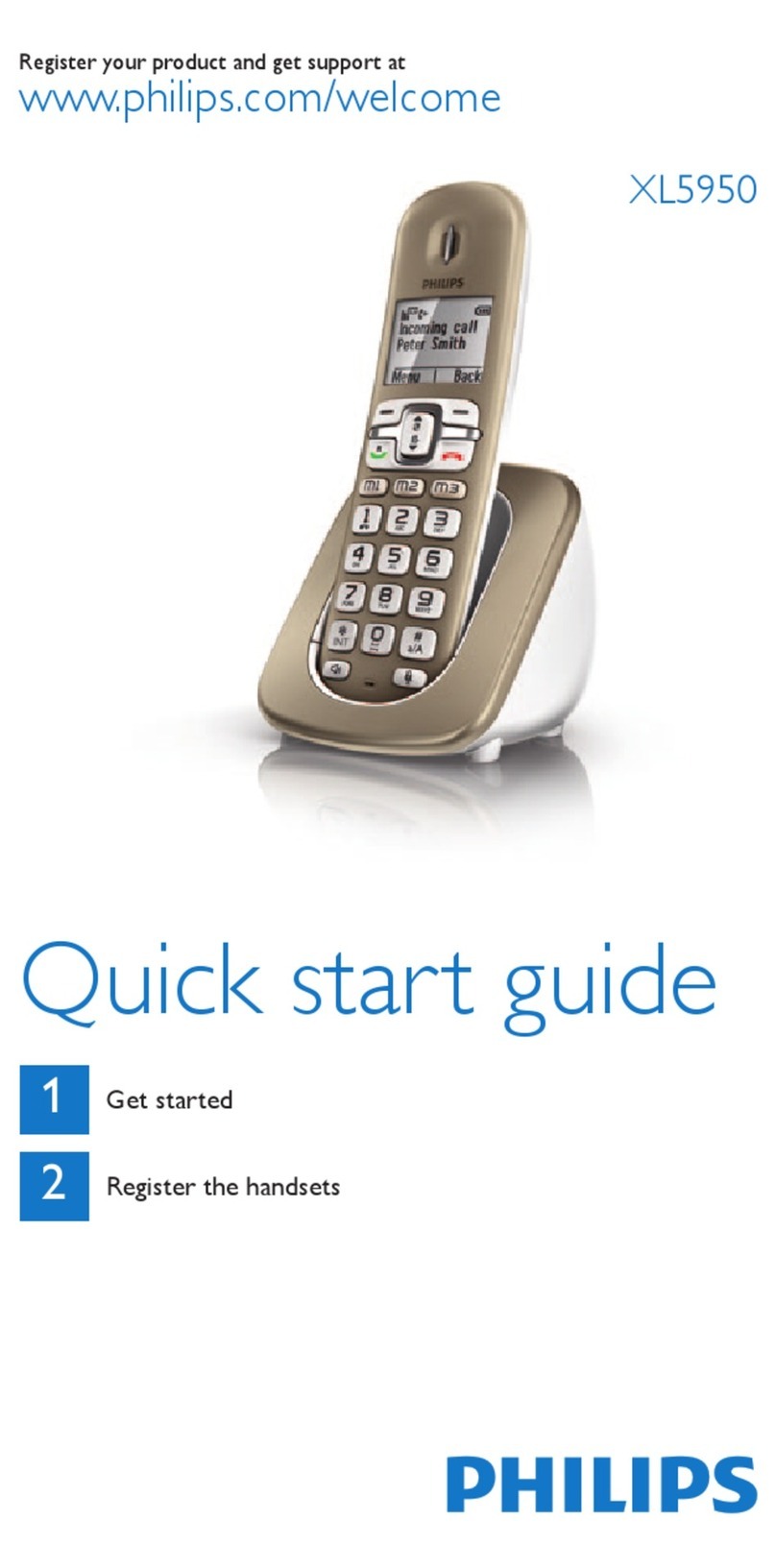 Philips XL5950 User manual