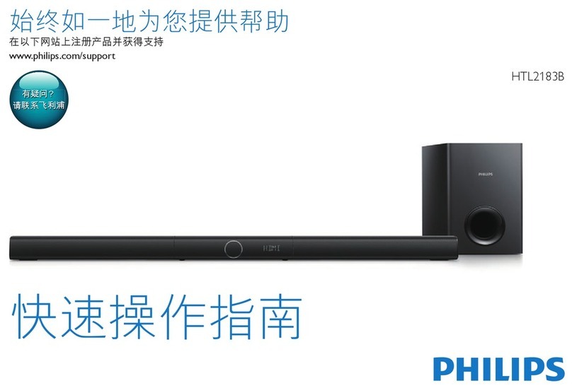 Philips HTL2183B User manual Philips HTL2183B User manual