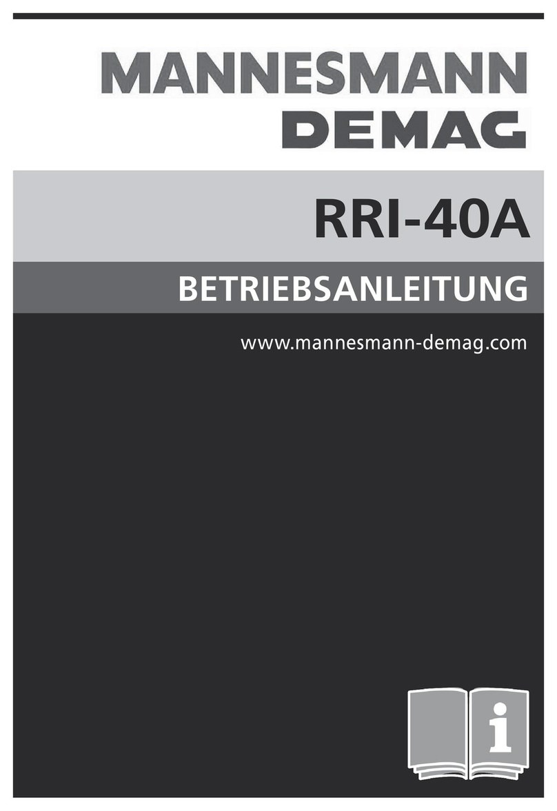 Mannesmann Demag RRI-40A User manual
