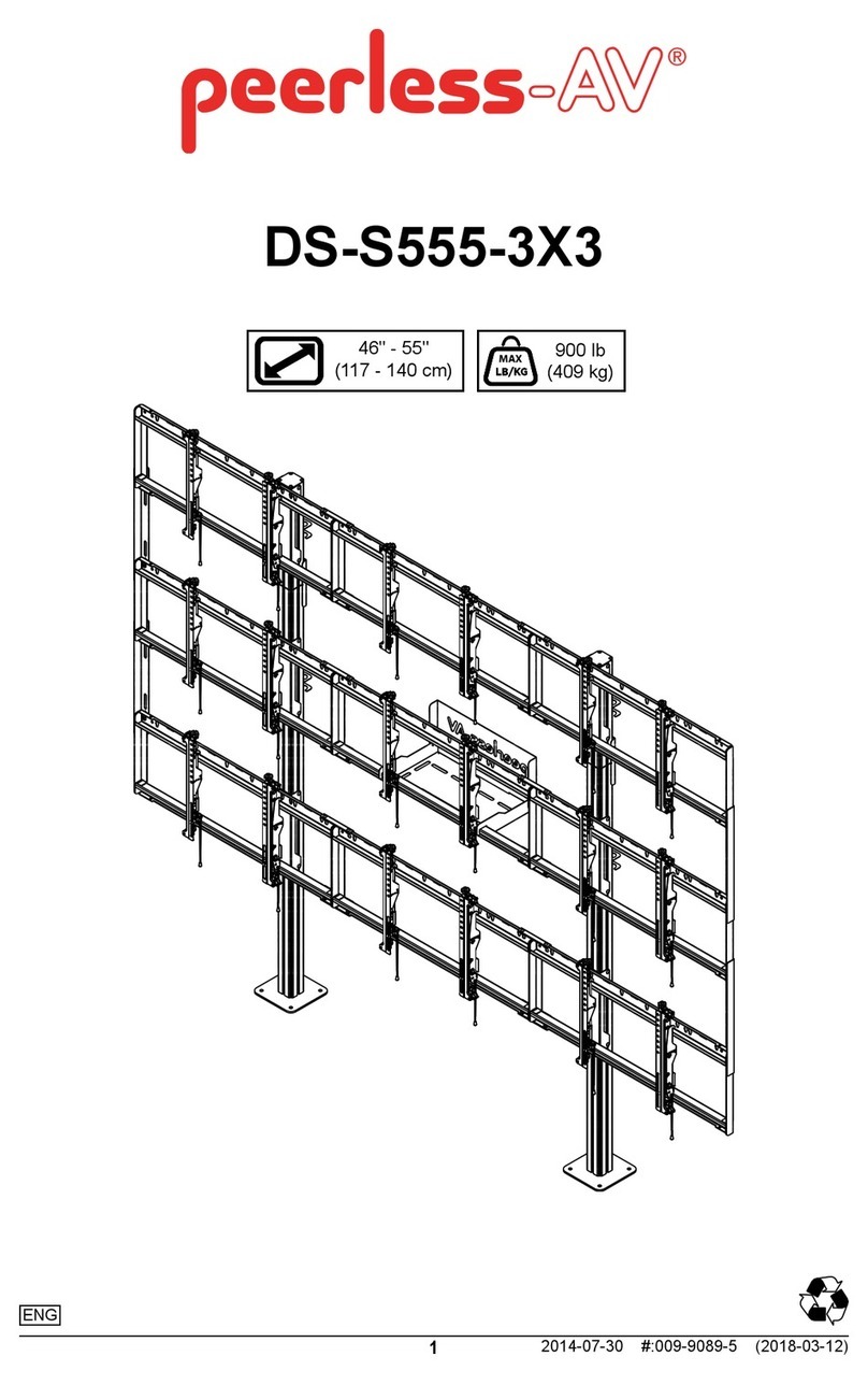 peerless-AV DS-S555-3X3 User manual