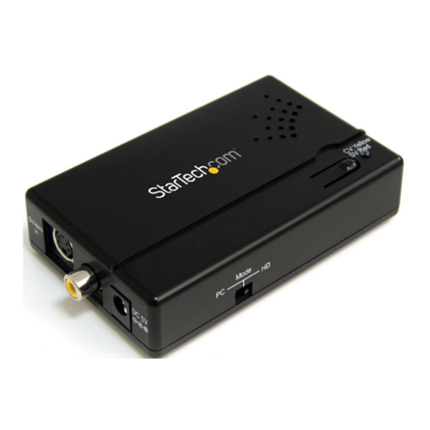 StarTech.com 8STVID2VGATV2 User manual StarTech.com 8STVID2VGATV2 User manual