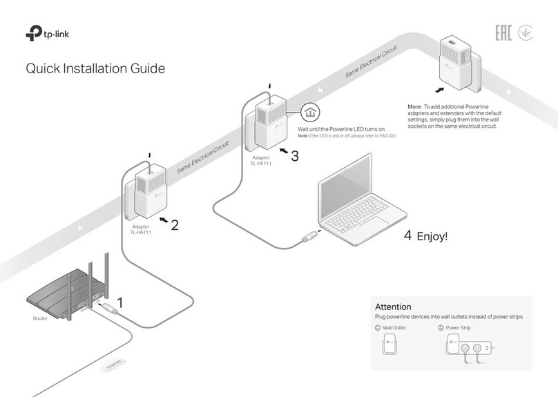 TP-Link TL-PA711 User manual