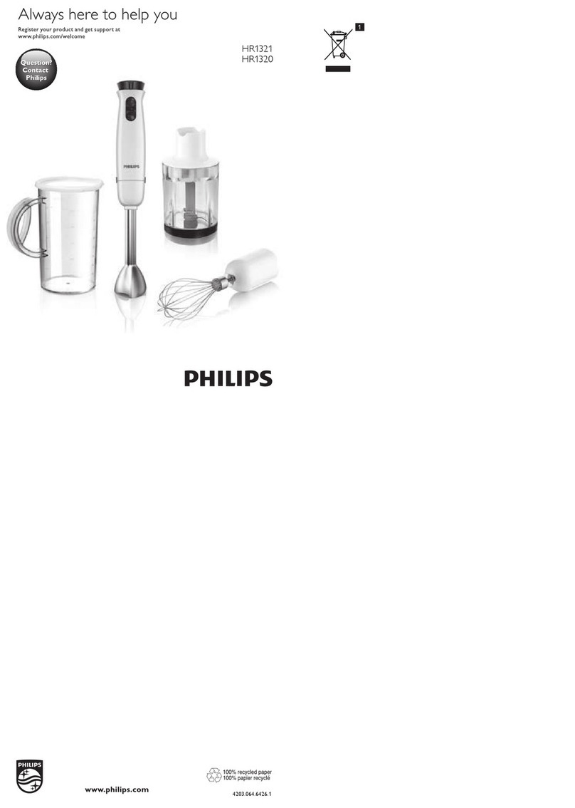 Philips HR1320 manual
