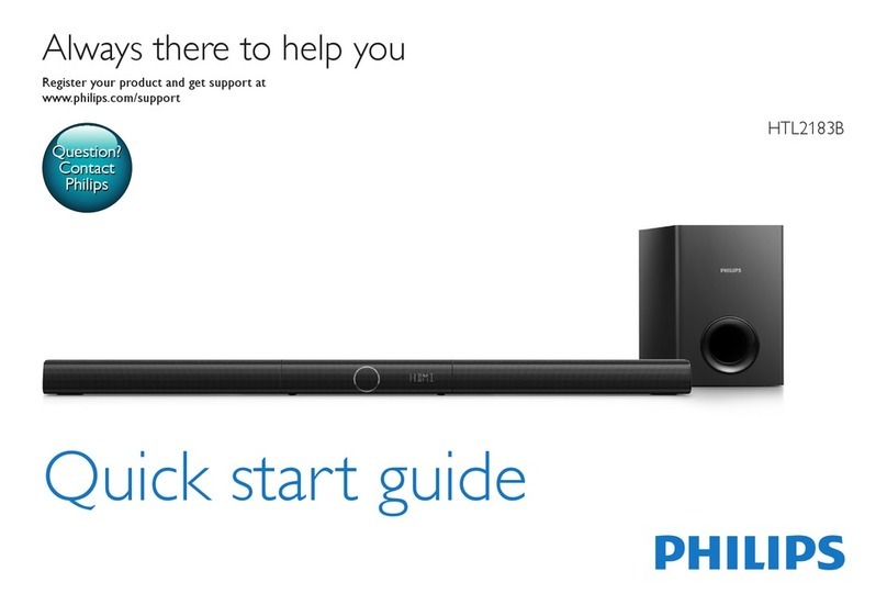 Philips HTL2183B User manual Philips HTL2183B User manual