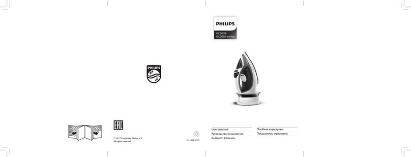Philips EasySpeed Plus Cordless GC2088/30 user manual