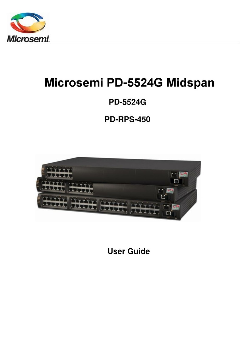 Microsemi PD-5524G user guide Microsemi PD-5524G user guide