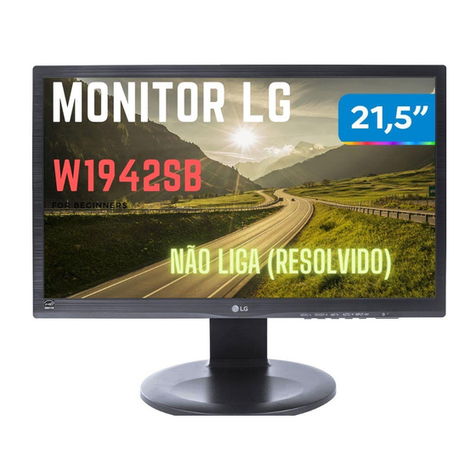 LG W1942SB User manual