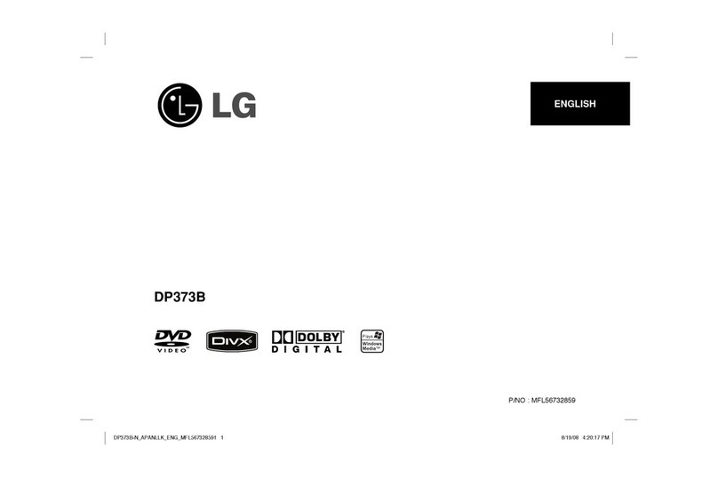 LG DP373B quick start guide