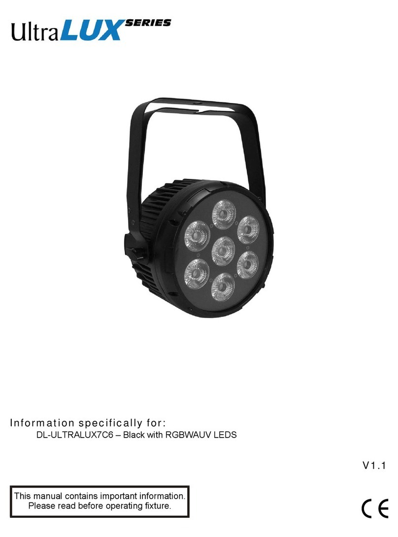 Techni-Lux UltraLux DL-ULTRALUX7C6 User manual