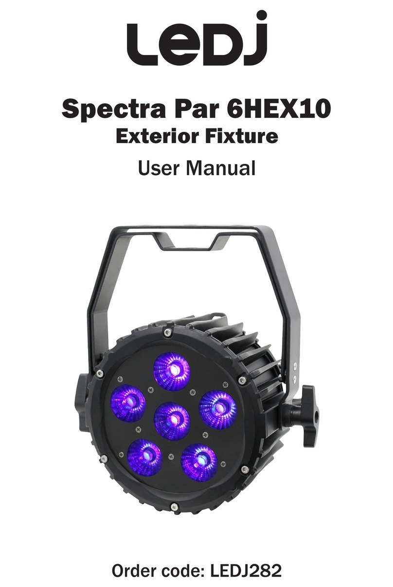 Ledj Spectra Par 6HEX10 user manual