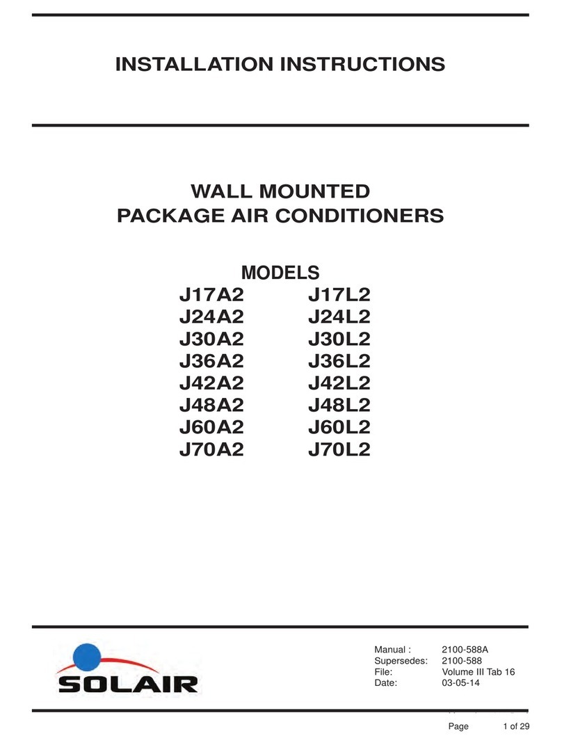 Solair J17A2 User manual