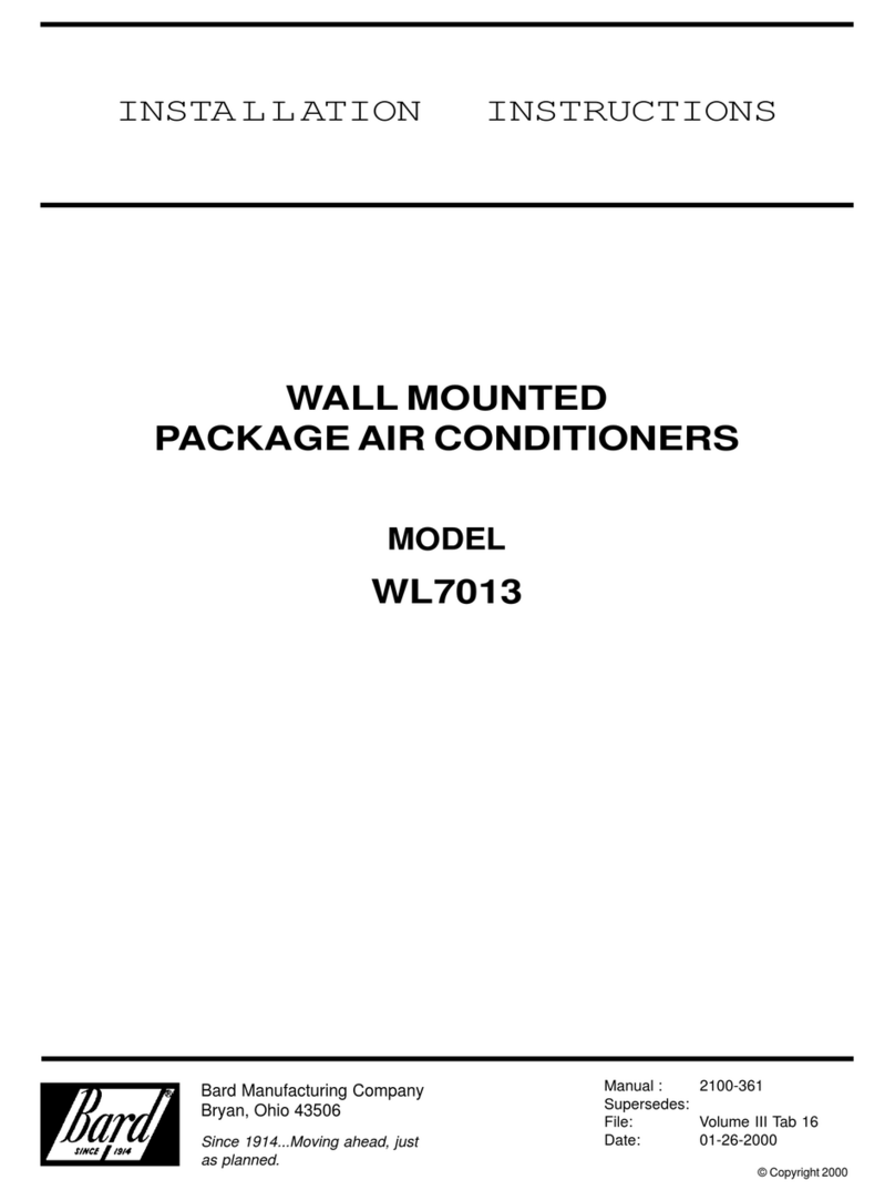Bard WL7013A0Z installation instructions
