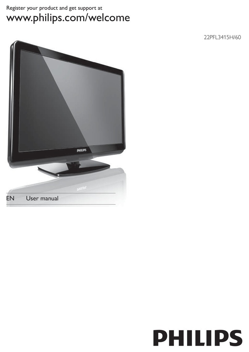 Philips 22PFL3415H/60 User manual