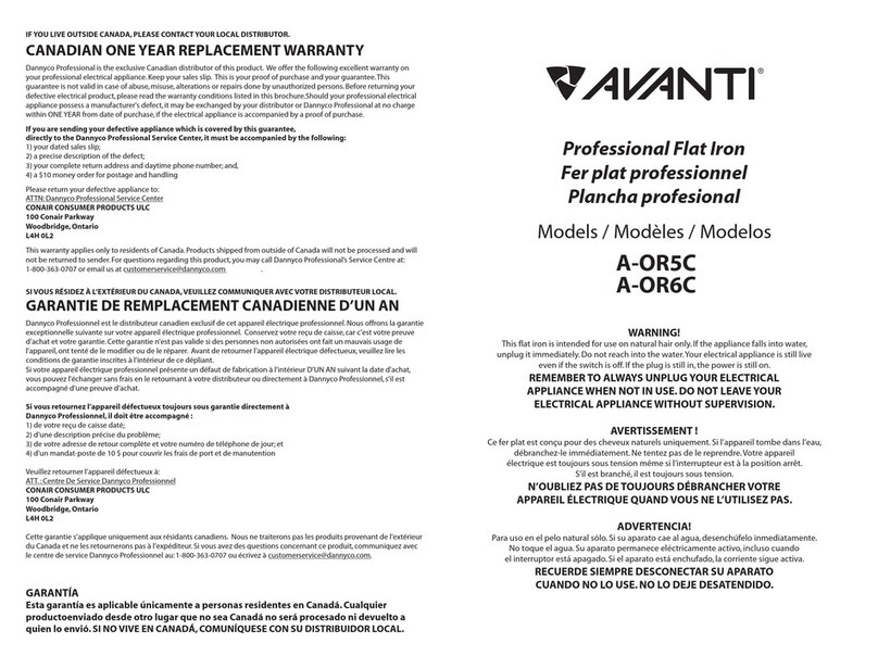 Avanti HANAMI A-OR5C User manual