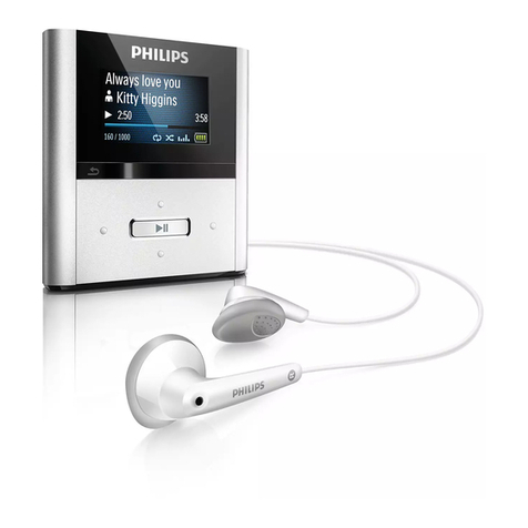 Philips GoGear SA2RGA02 User manual