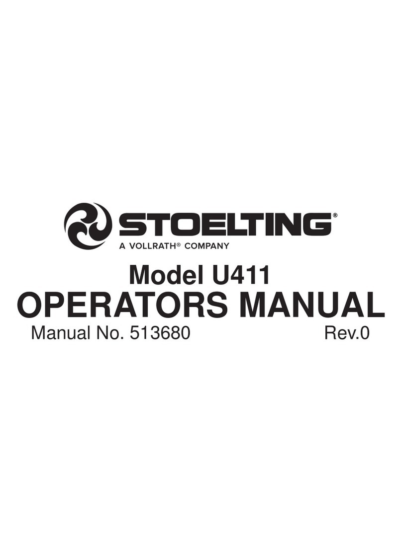 Vollrath Stoelting U411 User manual