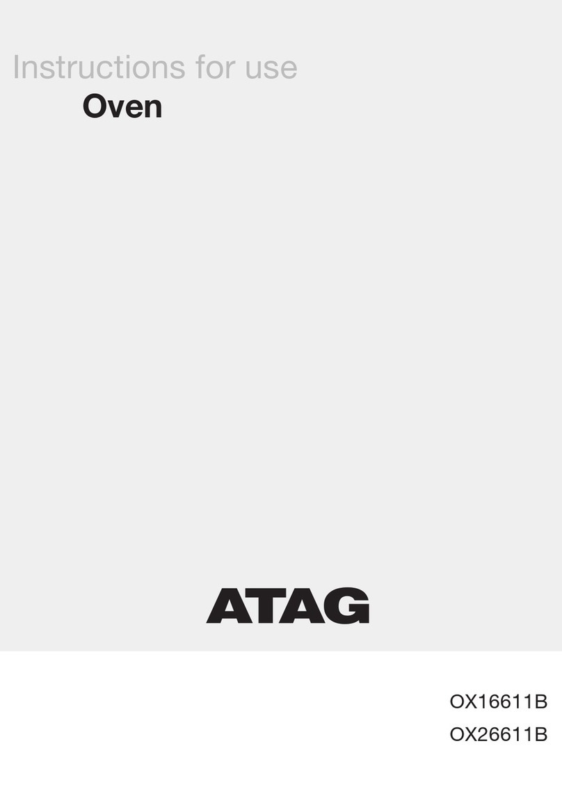 Atag OX26611B Instructions for use Atag OX26611B Instructions for use