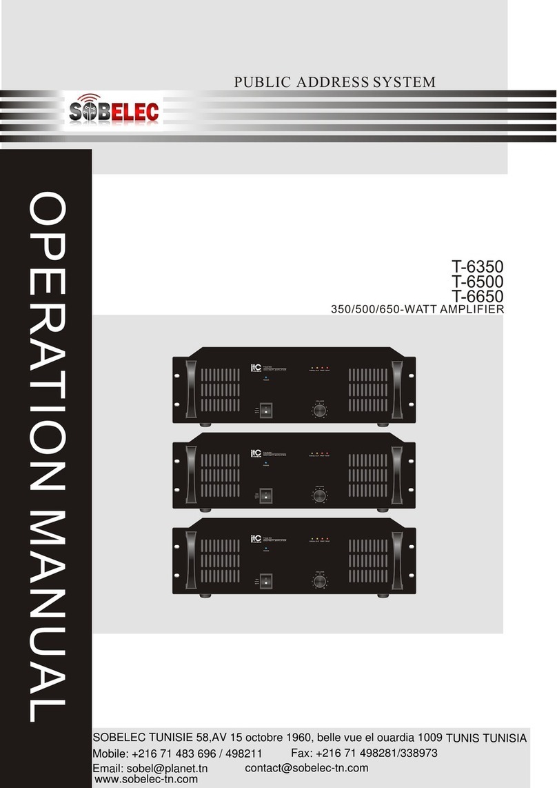 Sobelec T-6350 User manual